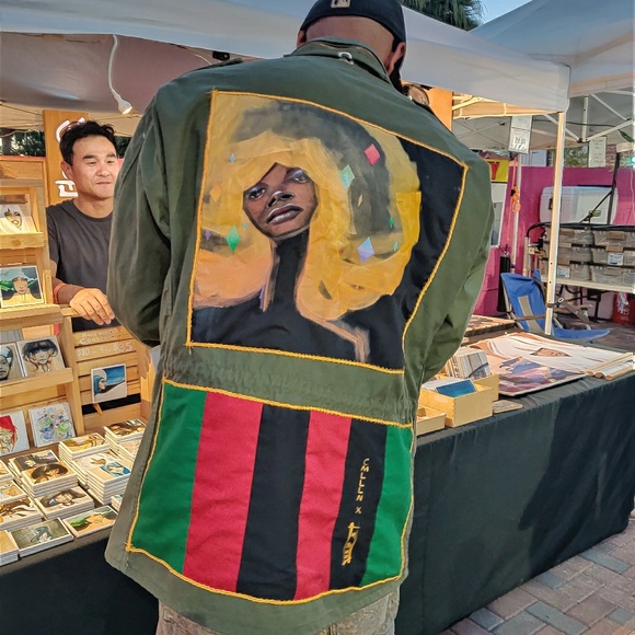 1 of 1 Hand sewn original artwork Piece